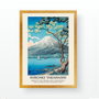 Wallity Cuadro Decorativo Monte Fuji desde el Lago Yamanaka 35x45 cm